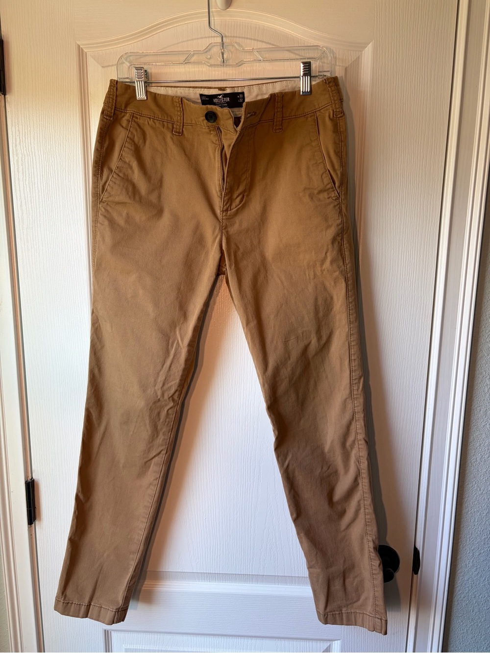 Hollister Men's Tan epic flex skinny Chino W30 L32 H8